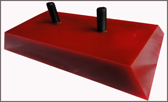 Polyurethane impact pad